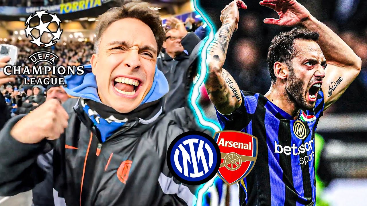 Inter vs Arsenal🔥| PURA SOFFERENZA A SAN SIRO😱 | Champions League vlog