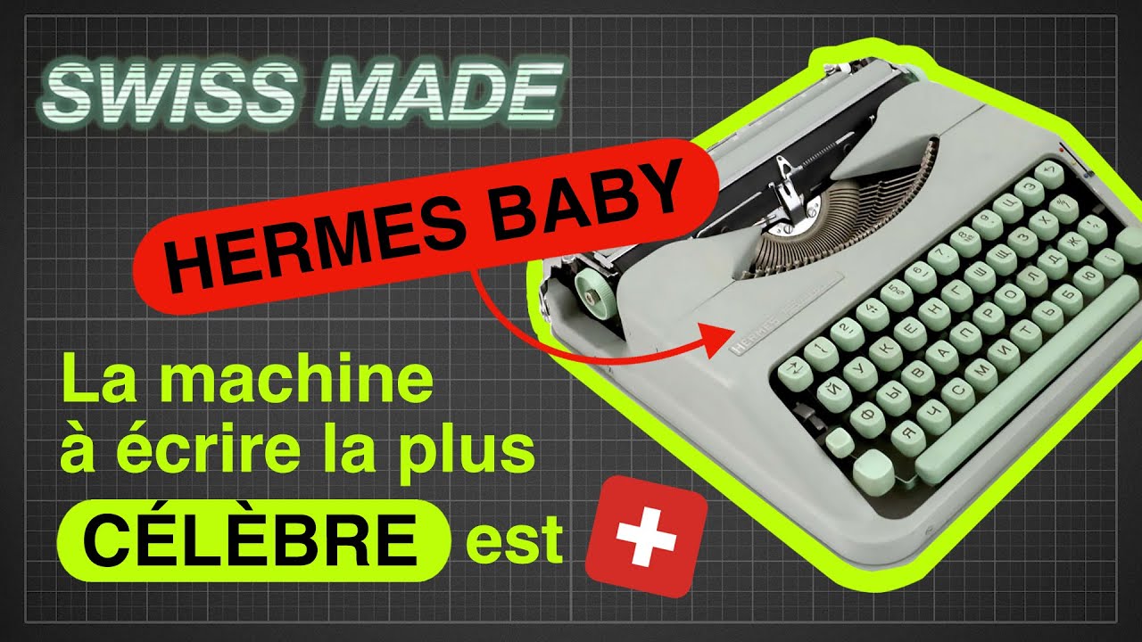 Hermes Baby: Le premier laptop de l'histoire | SWISS MADE 🇨🇭