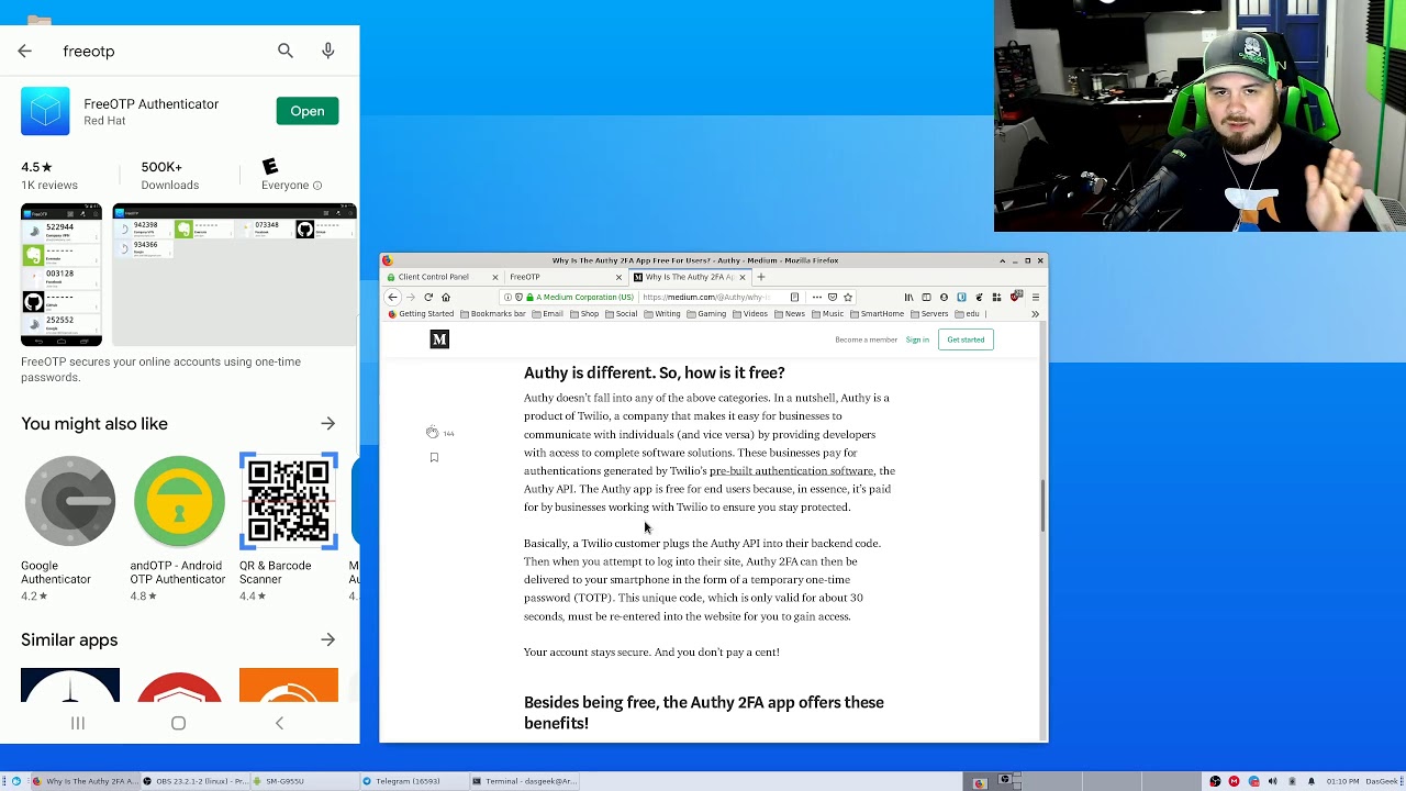 FreeOTP — моё любимое приложение для двухфакторной аутентификации с открытым исходным кодом