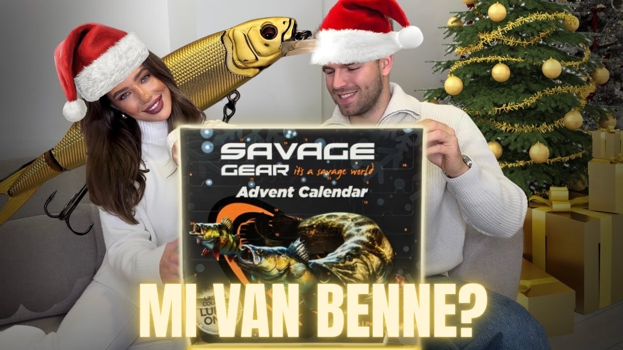 Meg&eacute;rte az &aacute;r&aacute;t? Kinyitjuk a Savage Gear 2025 adventi napt&aacute;rt!