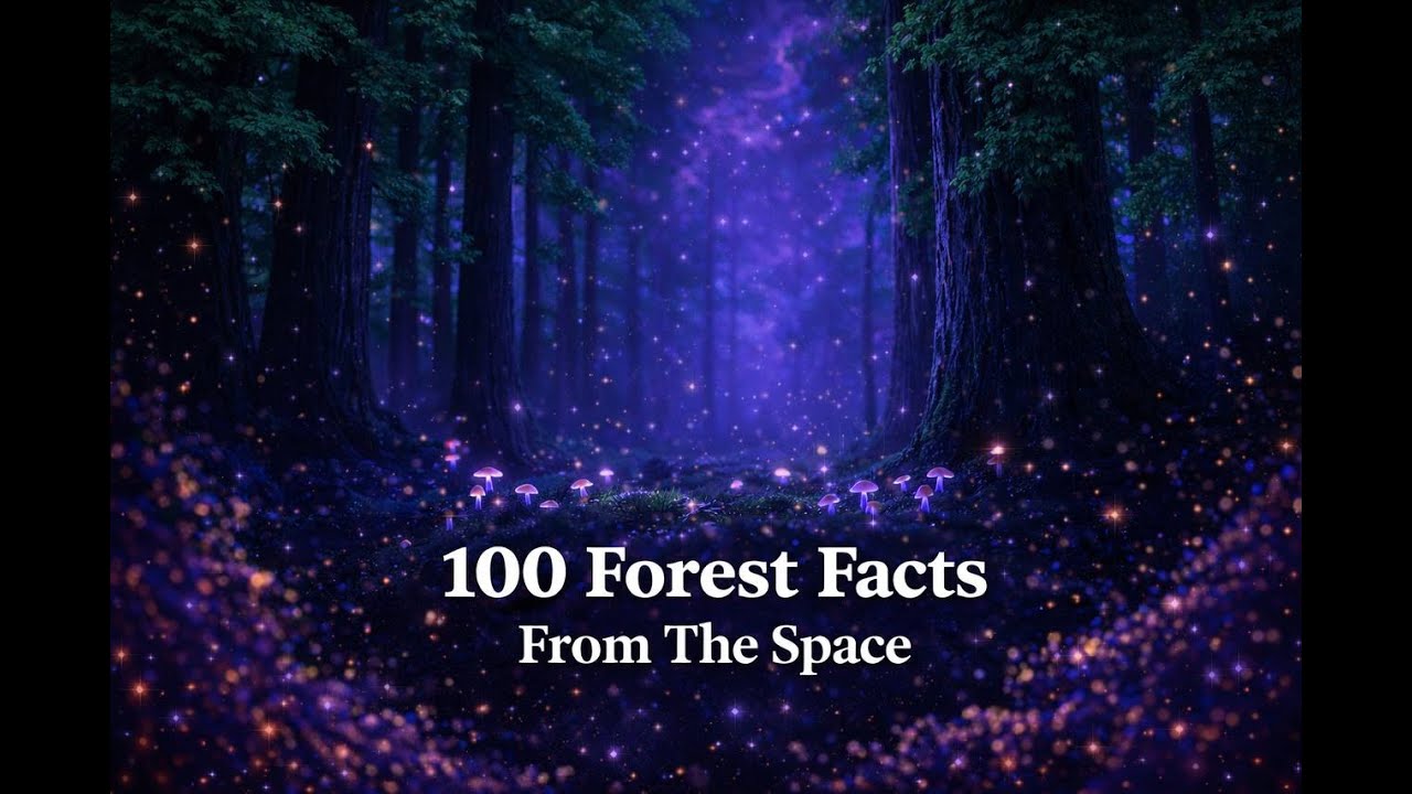 100 Forest Facts From The Galaxy — A Calm Journey Through Earth’s Living Forests 🌌🌿