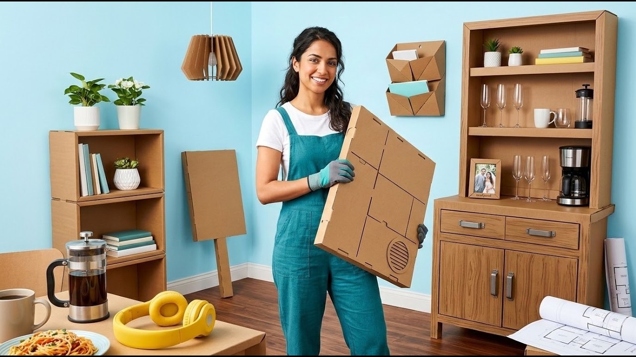 Cardboard House For Newly Wed Sprunki 🤩 *Coolest Room Makeovers Ideas*
