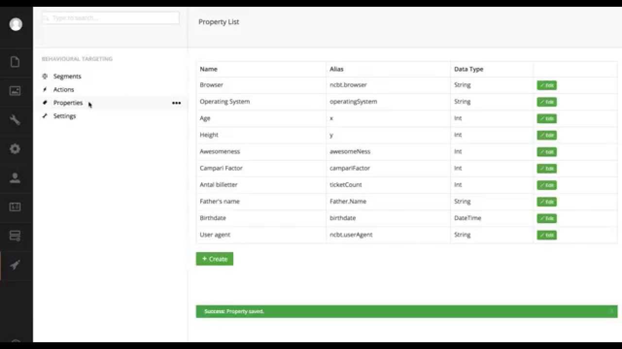 Footprint for Umbraco, A behavioral targeting and footprinting package by Novicell
