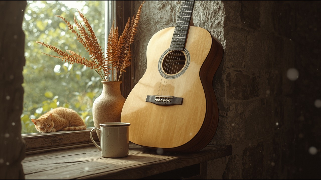 Calming Acoustic Guitar Music for Sleep - Calm Acoustic Sounds for Deep Rest and Peace