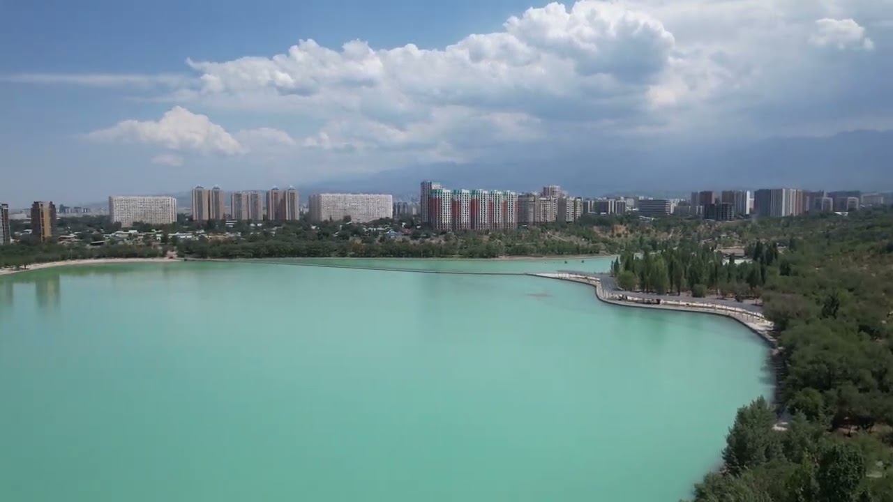 Секретное место Алматы, озеро Сайран #Алматы #Kazakhstan #топ #рек