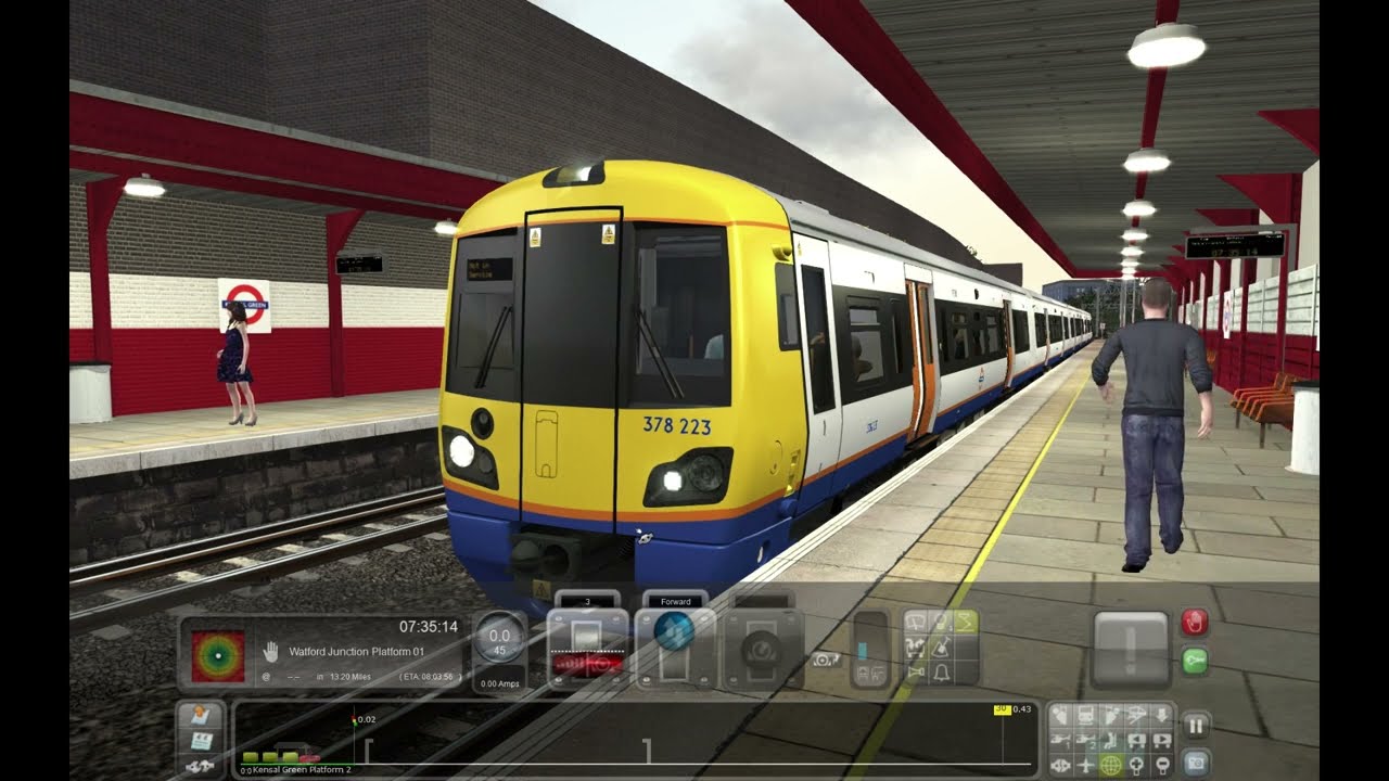 Driving the London overground Class 378 Capitalstar