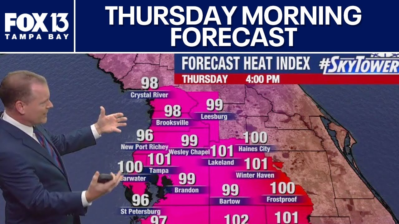 Tampa weather | Thursday forecast