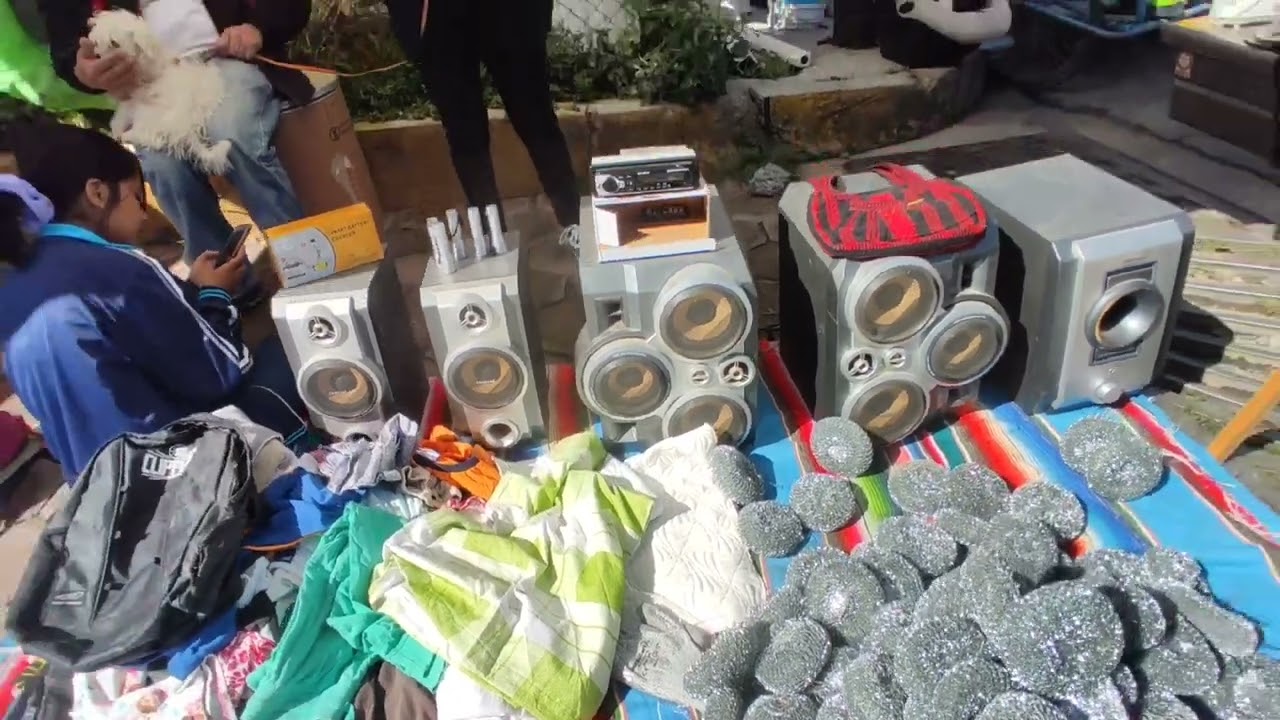 Buscando Minicomponentes En el Tianguis De Santa Ana Chiautempan