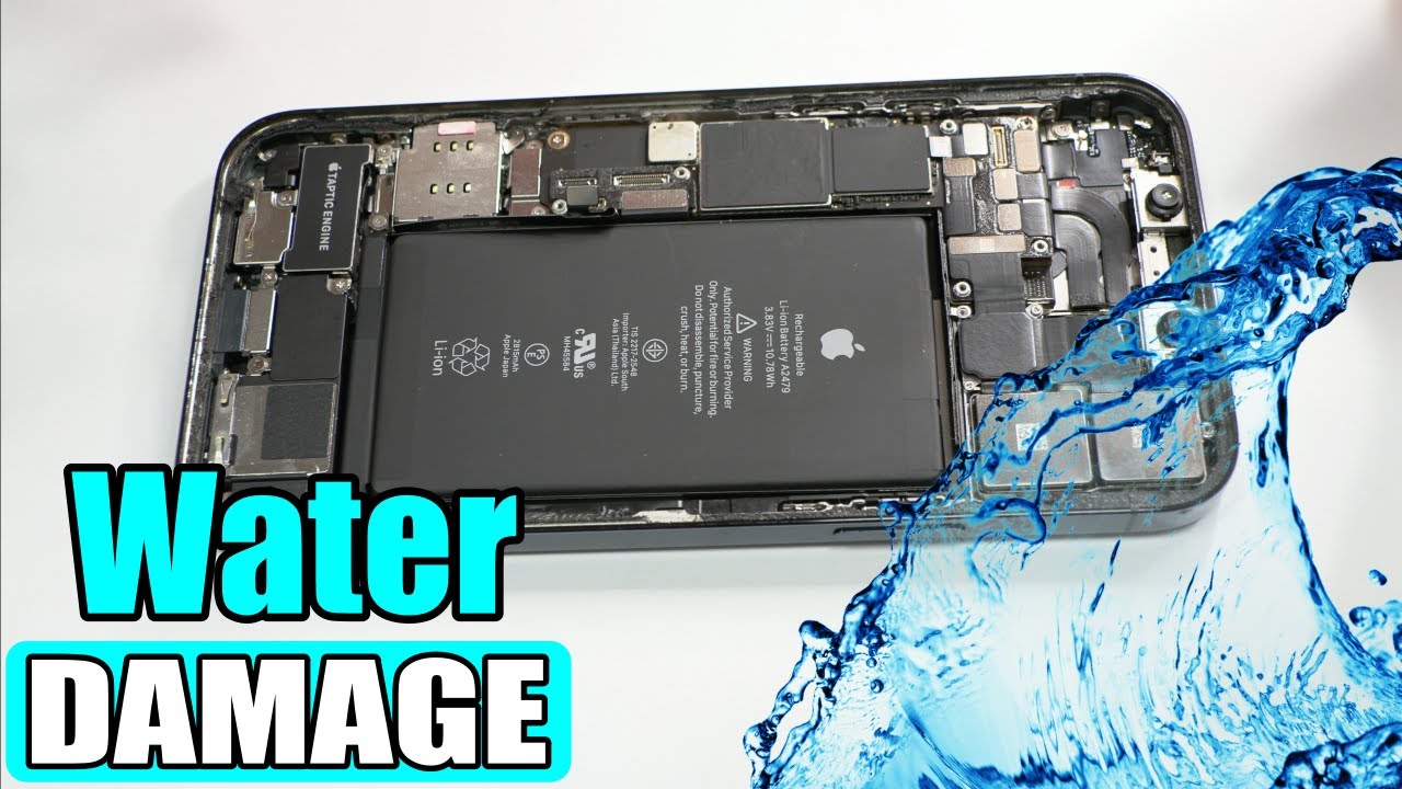 Повреждение iPhone 12 водой 💦 Мое устройство не включается