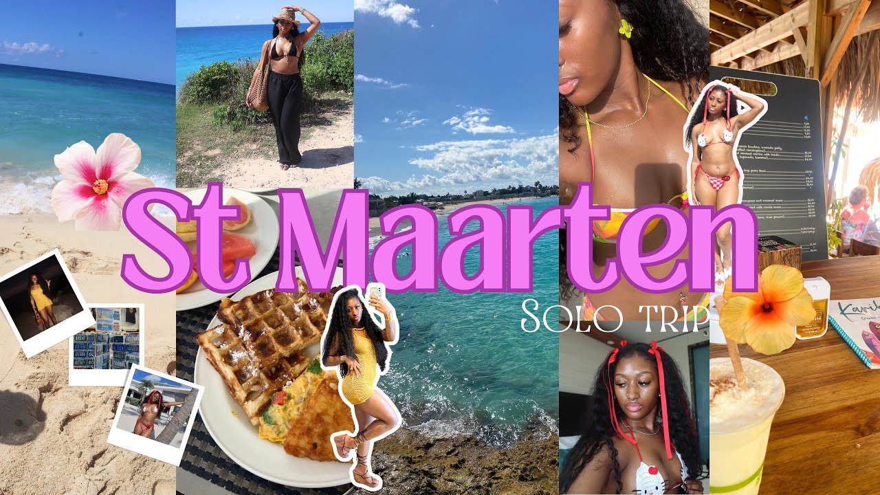 TRAVEL VLOG 003| MY FIRST SOLO TRIP TO ST MAARTEN🏝️|ANIYA LATAI