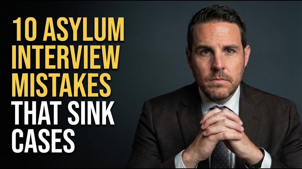 10 Interview Mistakes That Will Ruin Your Asylum Case In 2026