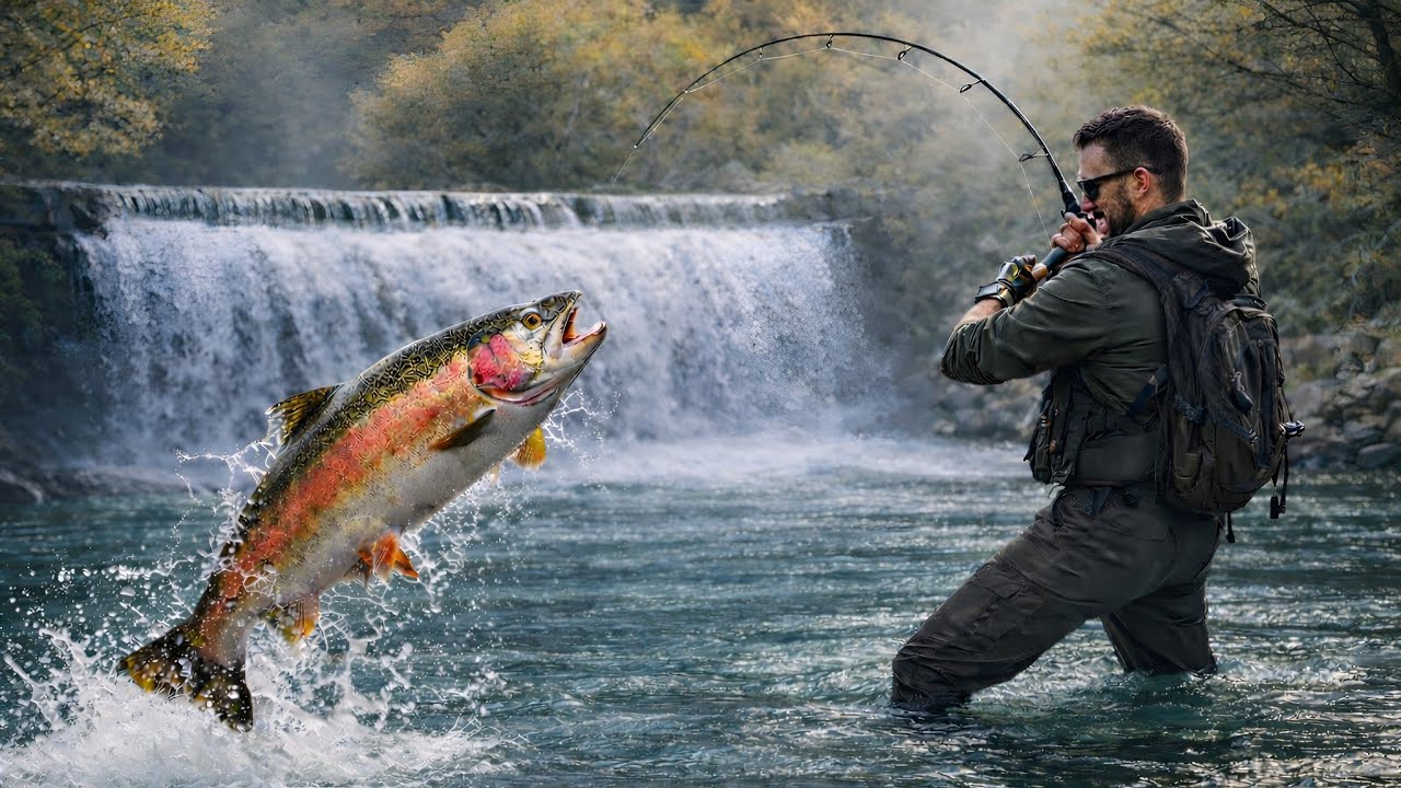 Survival Challenge in Wild Rivers - Fishing to Stay Alive and Hunting for Survival!