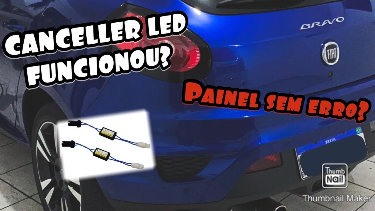 CANCELLER LED - RETIRA O ERRO DE LÂMPADA QUEIMADA?