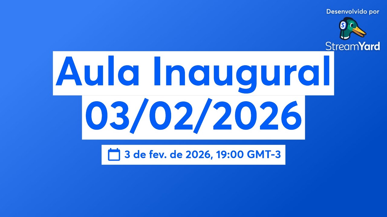 Aula Inaugural 03/02/2026