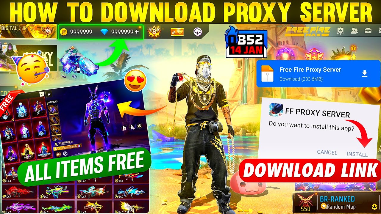 How To Download Proxy Server In Free Fire 💯😱🔥 | Free Fire Proxy Server | Proxy Server Free Fire