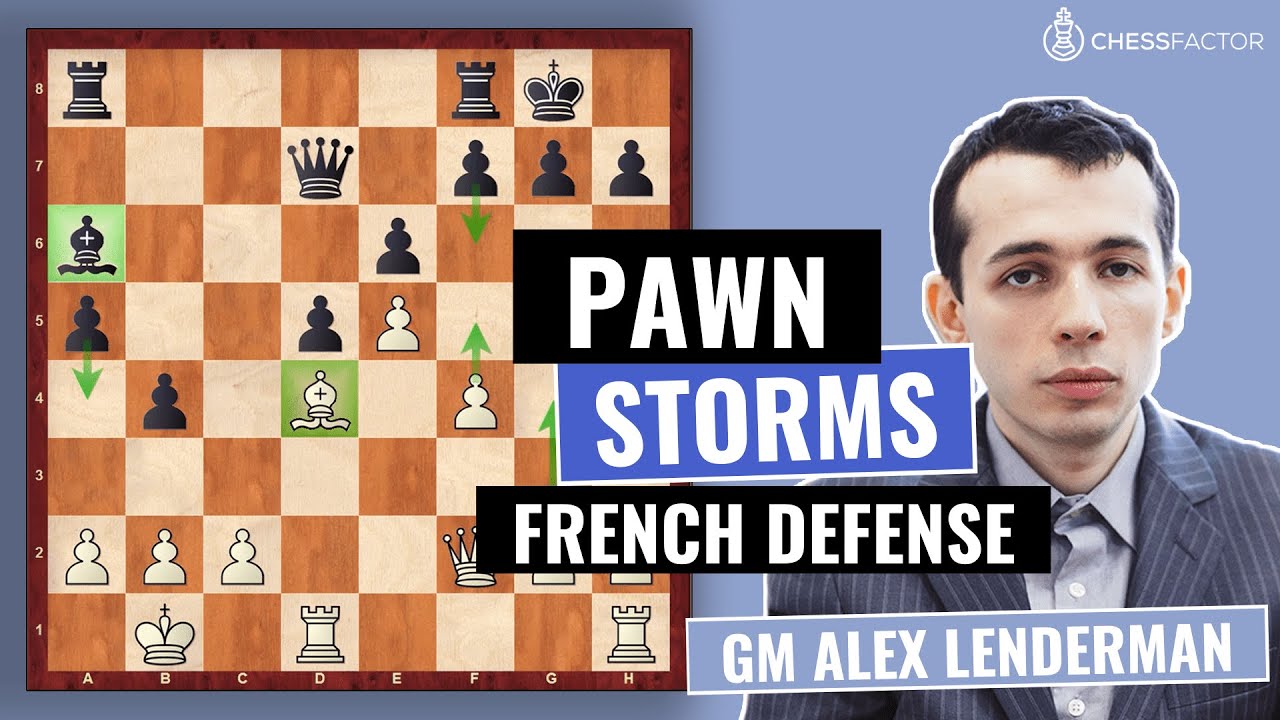 Pawn Storms in the French Defense | Pawn Structures | Advanced Level | GM Alex Lenderman