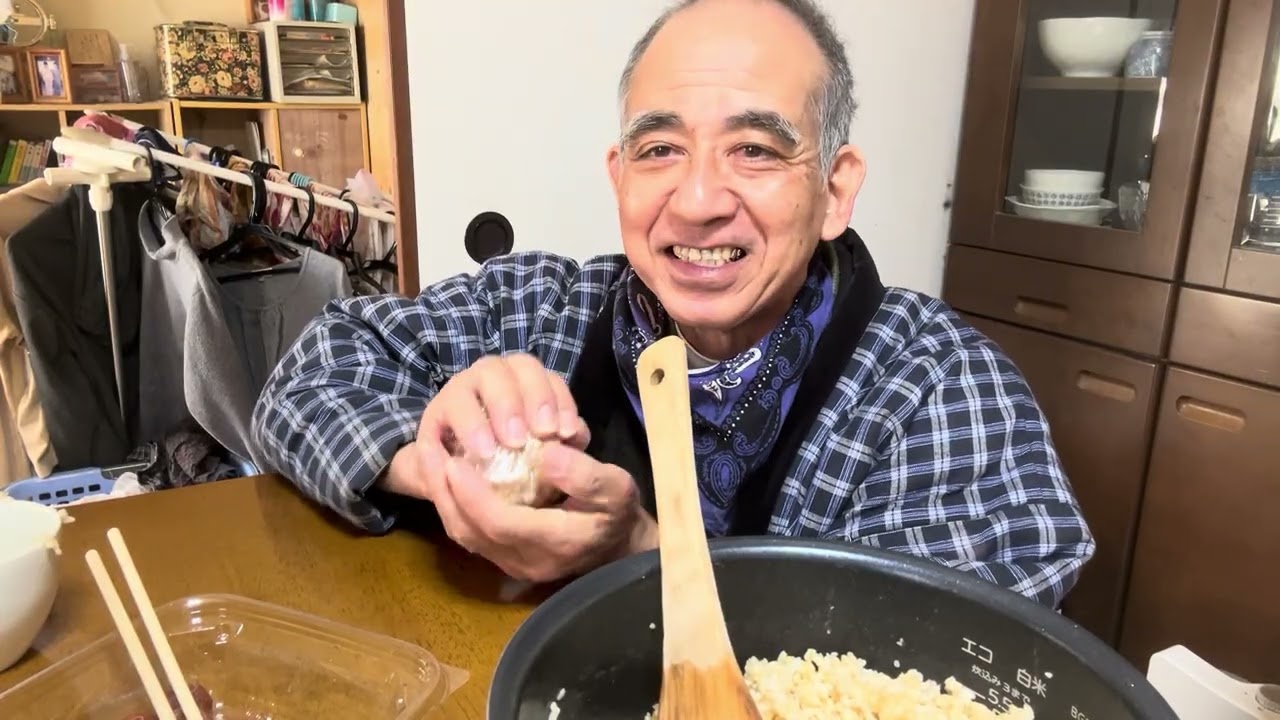 【おにぎりに〜チャレンジ〜⁉️】〜大きくて〜10個だなぁ〜⁉️