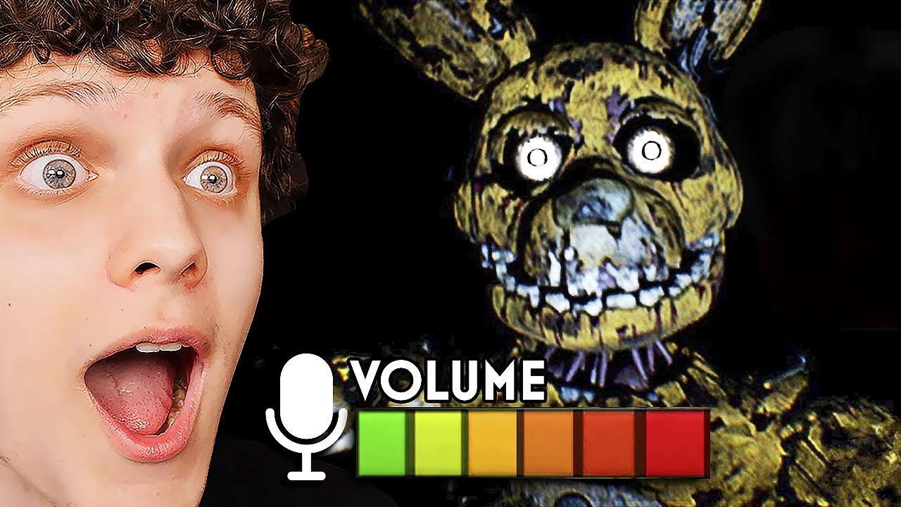 N&Atilde;O GRITE OU O SPRINGTRAP VAI TE PEGAR! FNAF QUE ESCUTA O MICROFONE