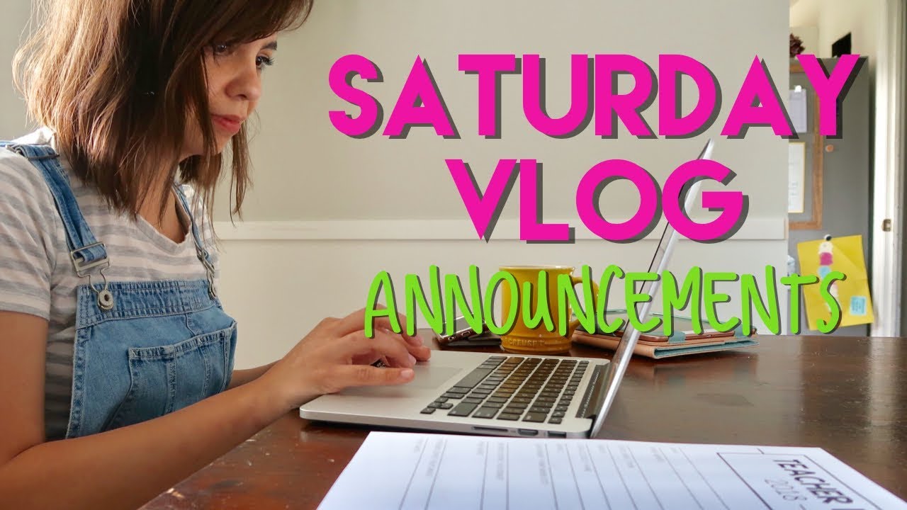 Saturday Teacher Vlog & Big Announcements! | Teacher Vlog