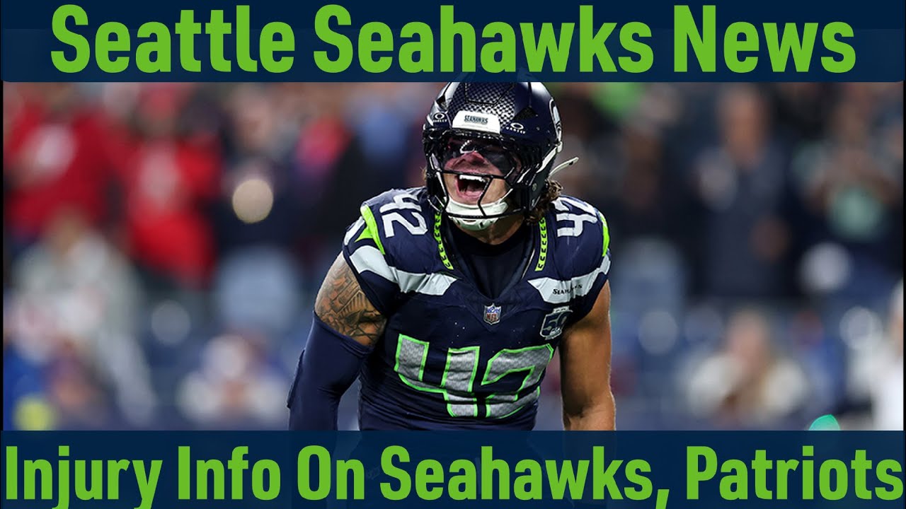 What is the early injury outlook for the Seahawks and Patriots this week?