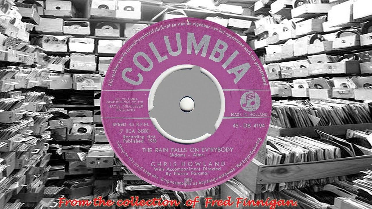 Chris Howland - The Rain Falls On Ev'rybody(1958)