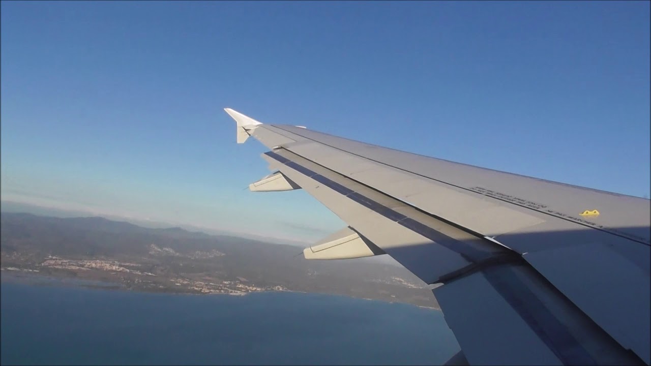 Air France A319 Powerful Takeoff From Toulon-Hyères