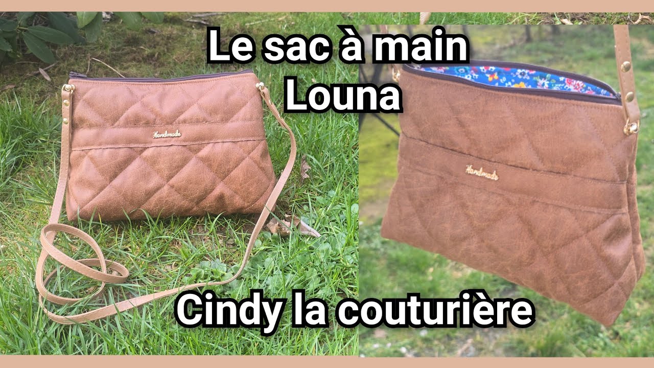 #diy #tuto #couture : La #sac à main en #bandoulière Louna ~ #cindylacouturiere
