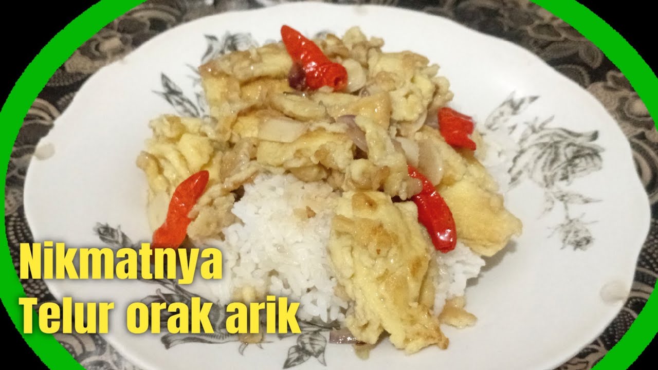 MENU SARAPAN PRAKTIS RASANYA ENAK DAN SEDAP|| TELUR ORAK ARIK SUAS TIRAM@DapurDarsa 