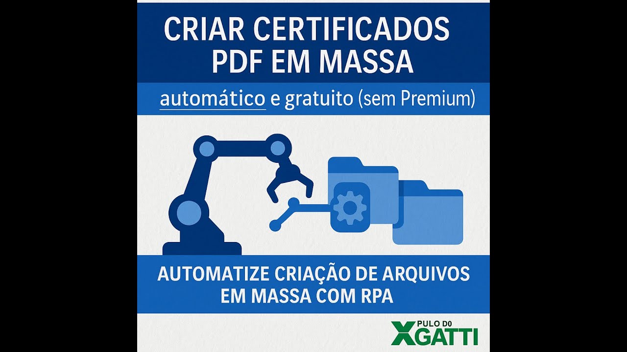 Power Automate - Criar PDFs em Massa Grátis (sem conector Premium)