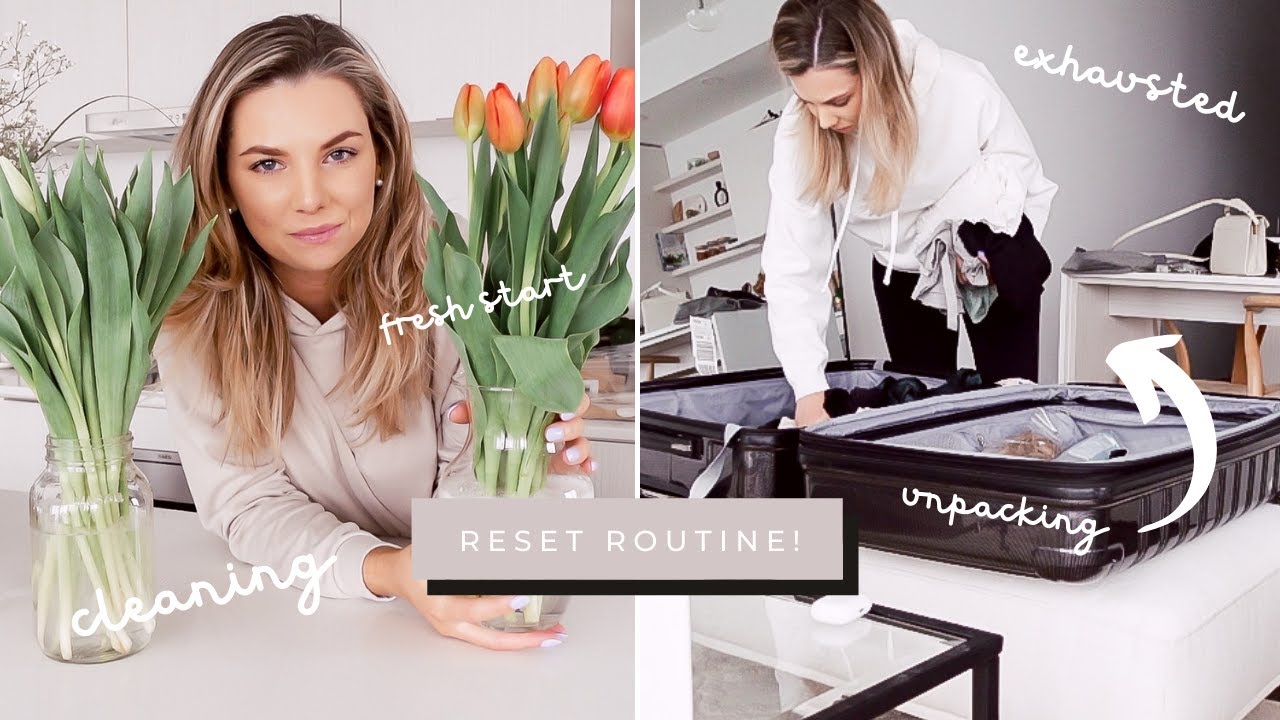 Reset Routine | Cleaning, groceries, healthy food, unpacking