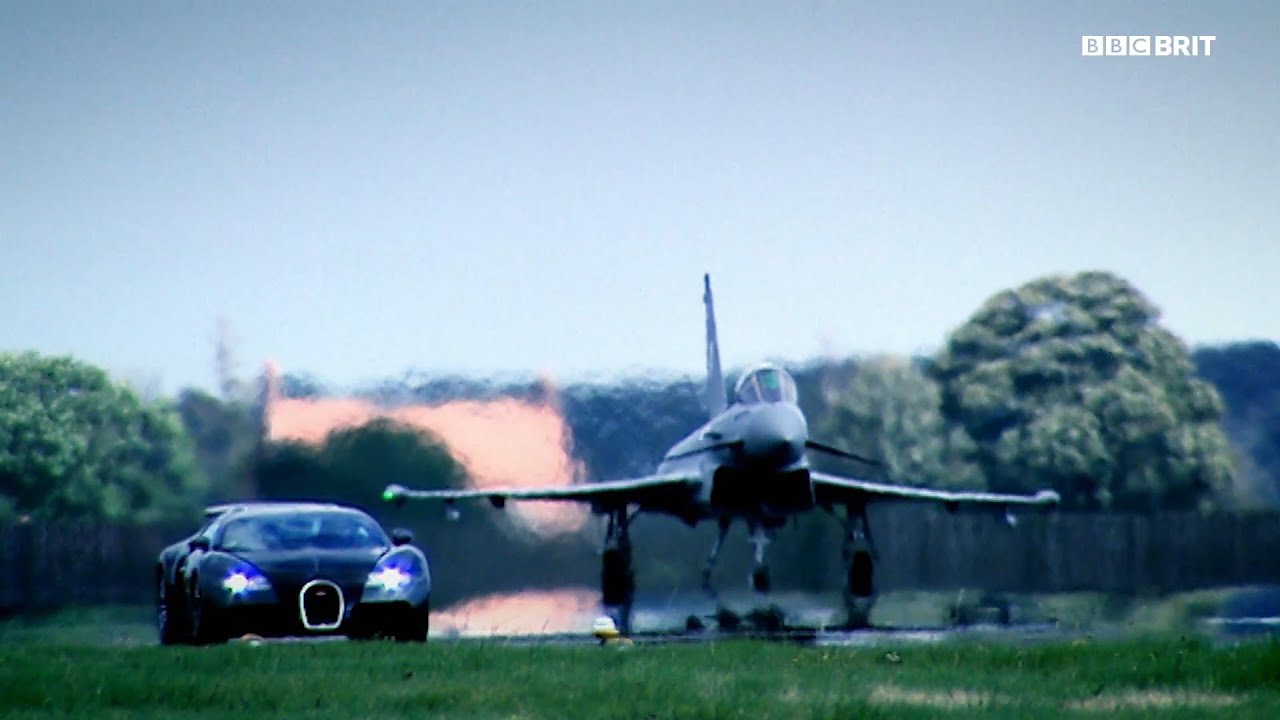 Epicki pojedynek - Bugatti vs Myśliwiec - Lektor - Top Gear Zajawki - BBC Brit Polska