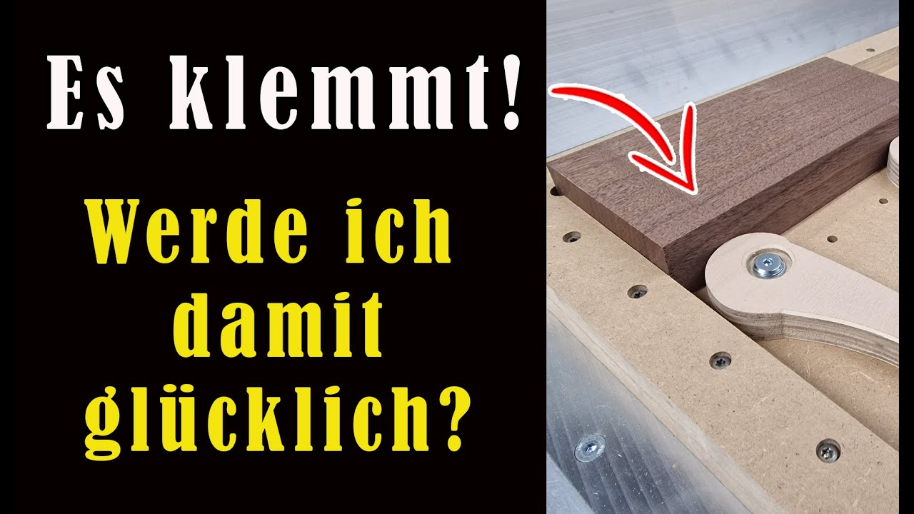 Anschlagwinkel für die CNC Maschine & Fails