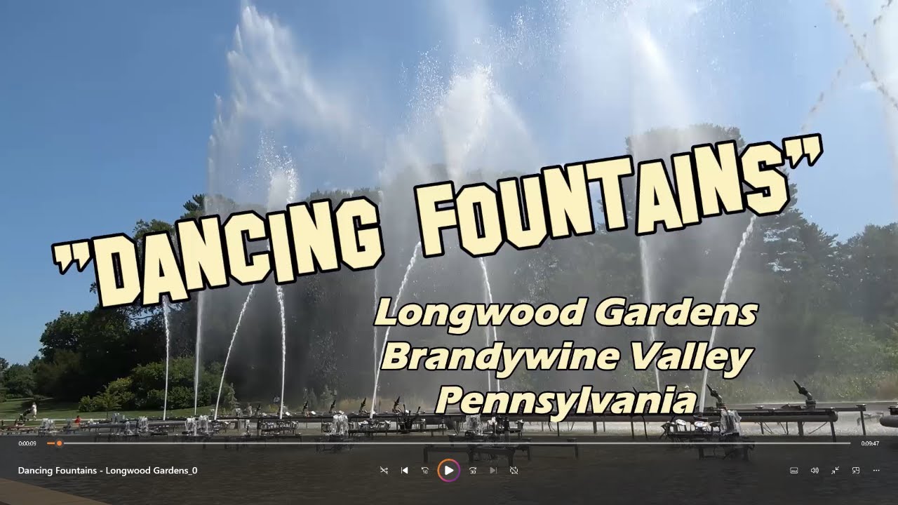 Dancing Fountains at Longwood Gardens