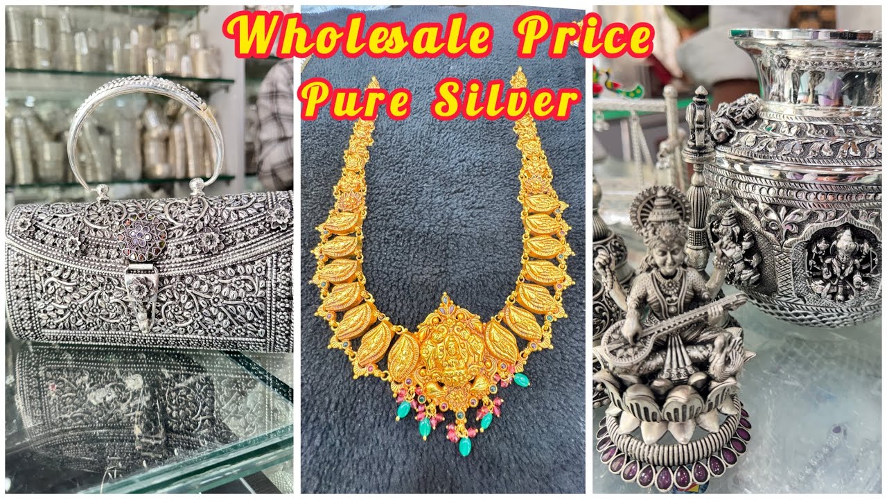 Hallmark Certified Silver Articles & Jewellery | Lightweight to Antique Designs | JM Road shopping