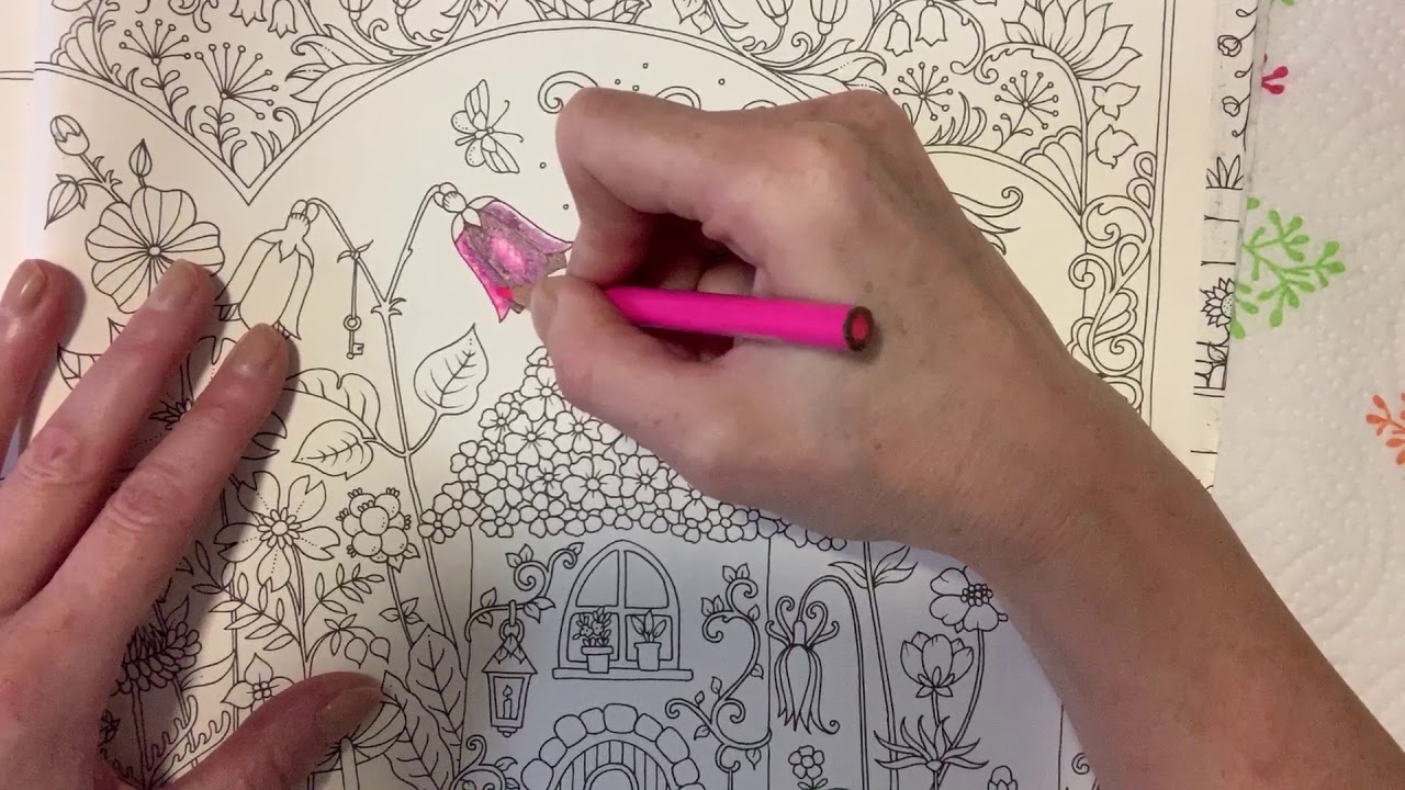 Claire Holoway Colouring - glowing flower lanterns & understanding light - World of Flowers