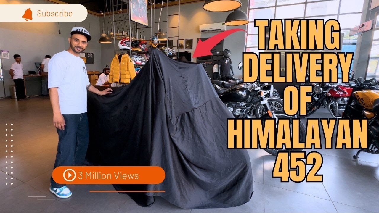 Finally Taking Delivery of My New Bike Himalayan 452: First Impressions & Excitement