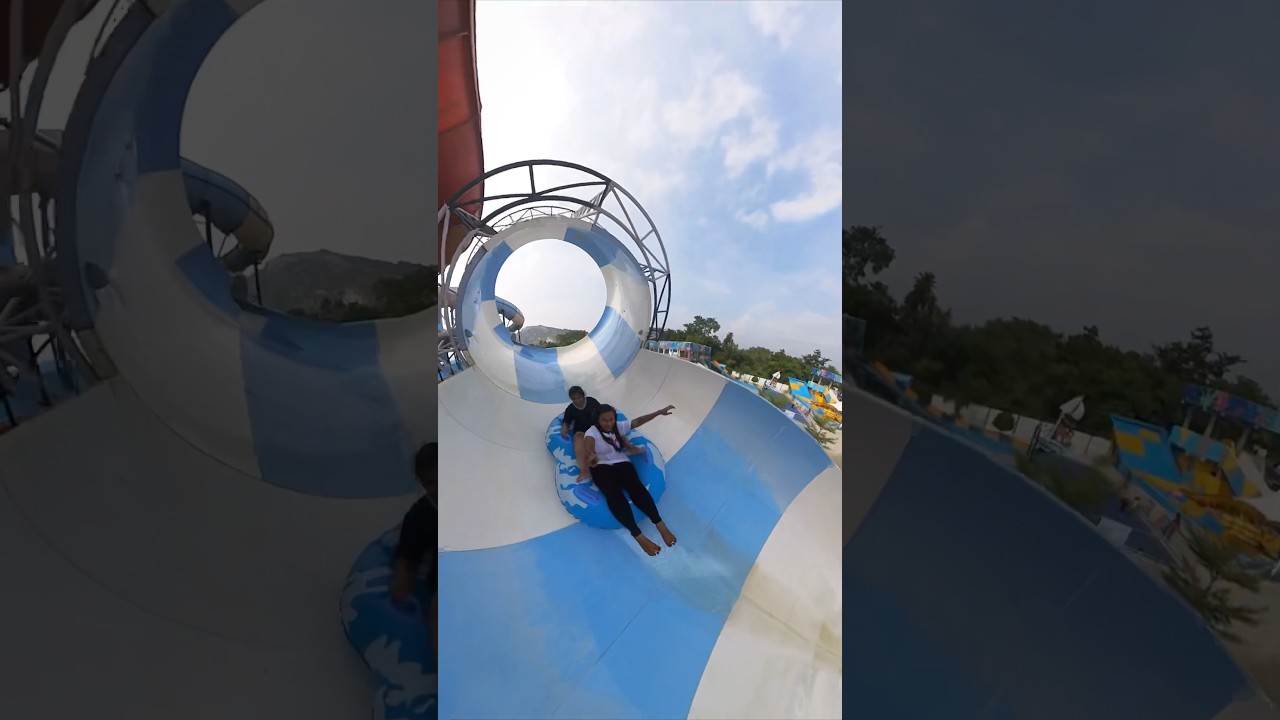 &ldquo;Bluethunder&rdquo; ride in Blu Land water Park !! #shorts #ytshots  #waterpark #water #comedy #fun
