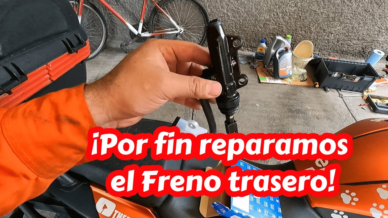 Cambio de bomba de freno trasero Dominar 250 - Pt3