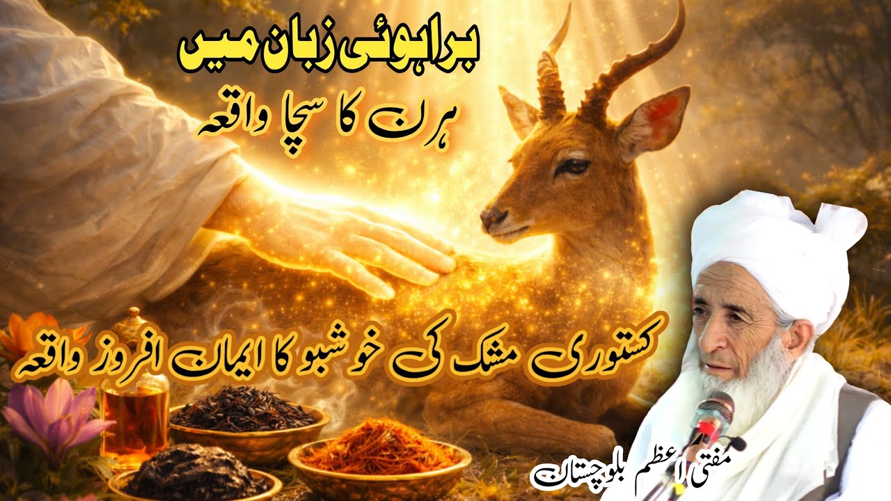 Hazrat Adam (A.S) aur Hiran ka Hairat Angez Waqia | Mufti-e-Azam Balochistan ka Khitab