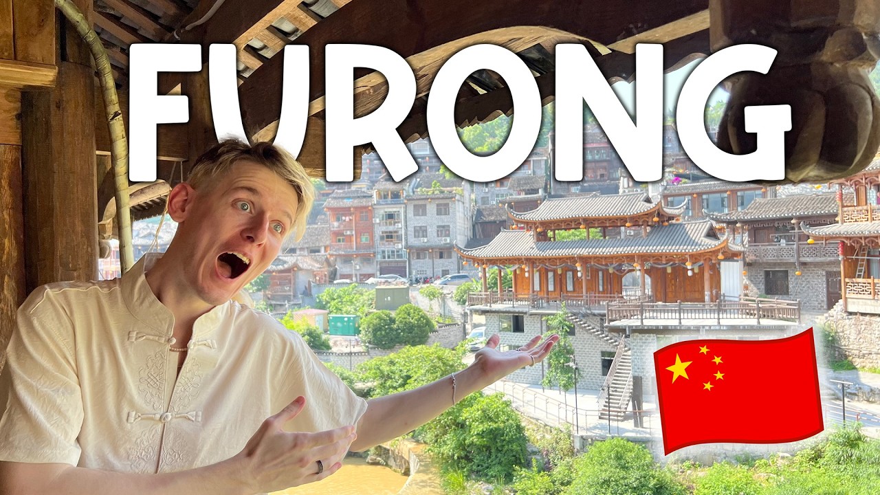 I'm in the most BEAUTIFUL Waterfall Village in China, FURONG Town | 🇨🇳