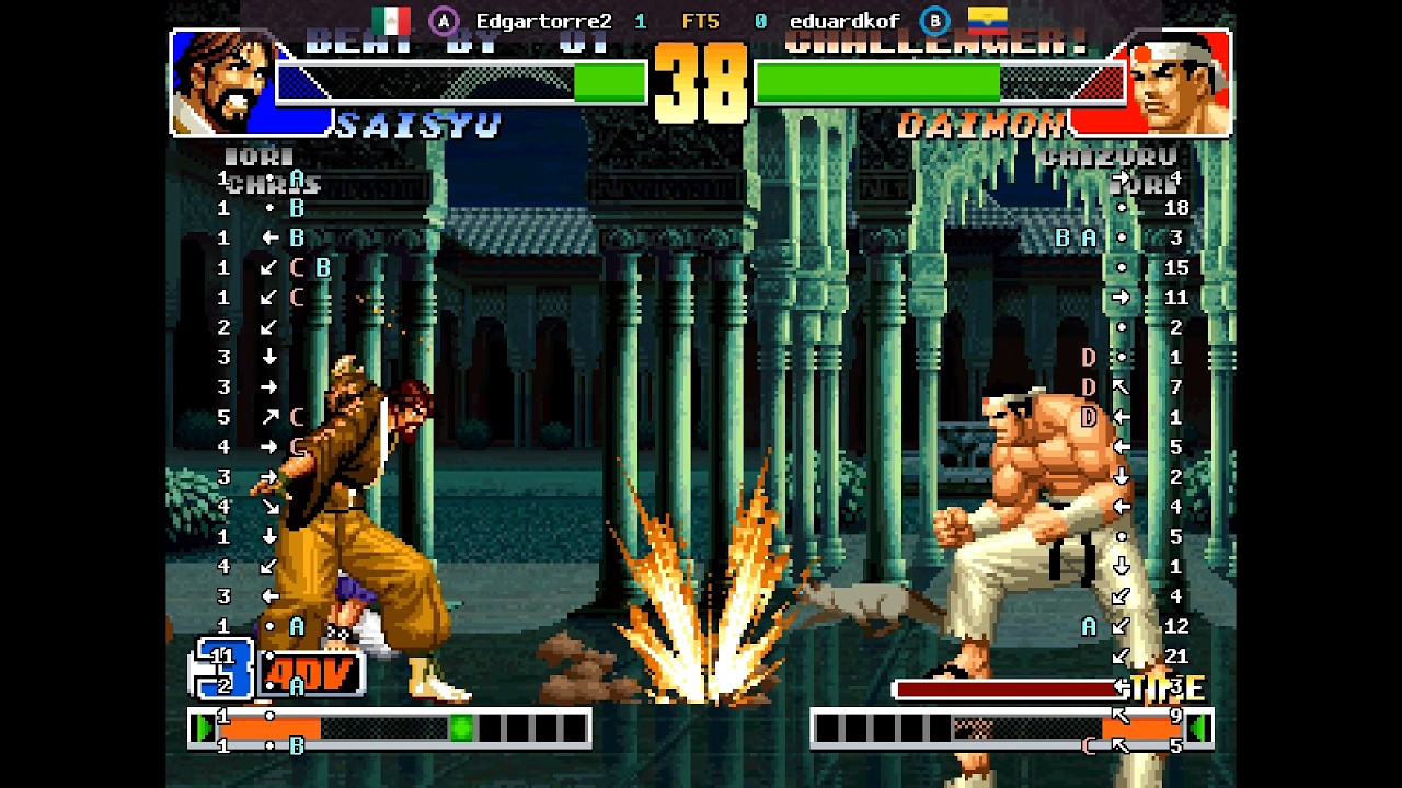 The King of Fighters '98 - 🇲🇽 Edgartorre2(A) vs 🇪🇨 eduardkof(B) | Fightcade (2026-03-17 00:44 UTC)