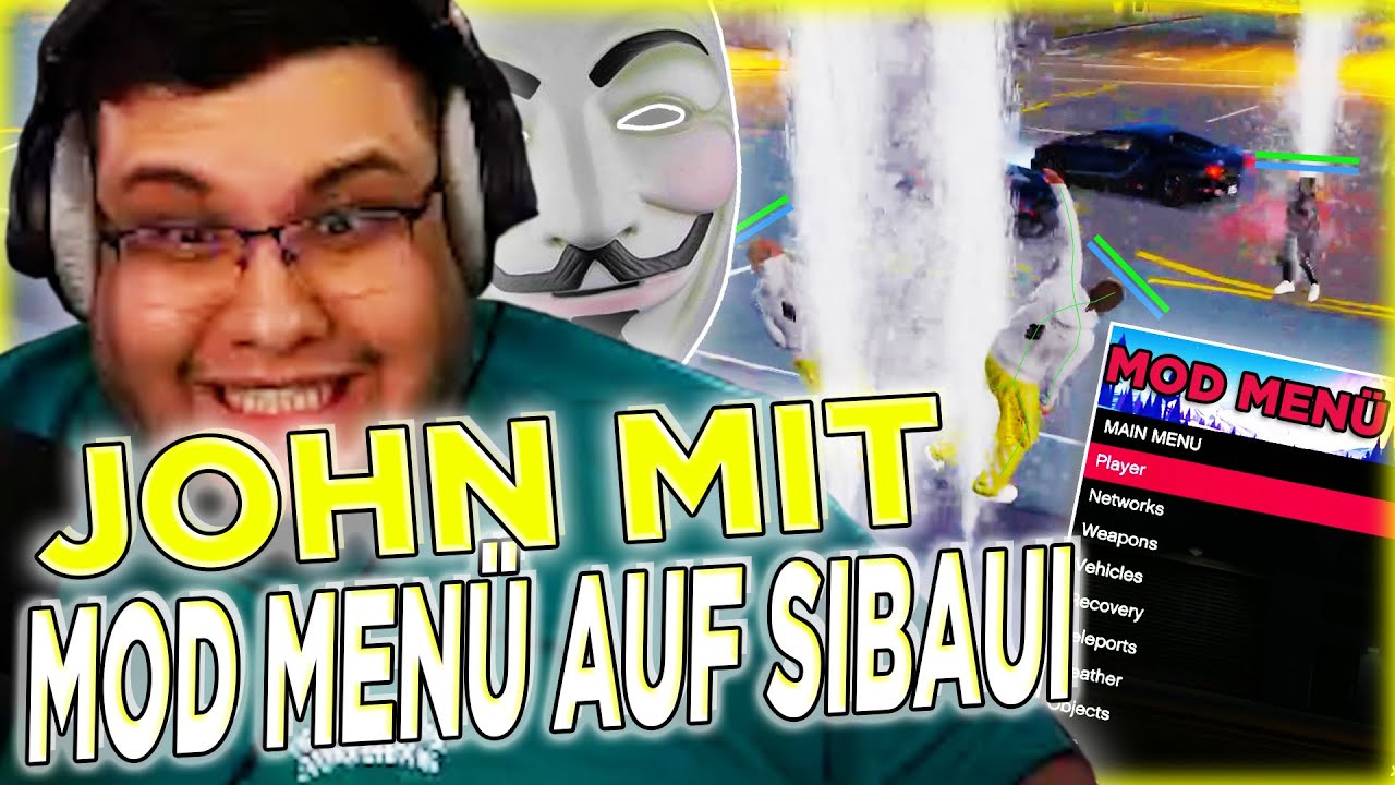 [Sibaui RP] JOHN MIT MOD MENÜ AUF SIBAUI??? - GTA V RP Highlights #52 - John Franklyn