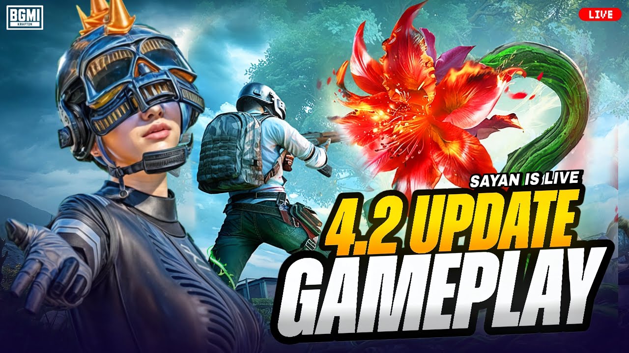 SOLO DOMINATION GAMEPLAY WITH RP GIVEAWAY🔥😱 IN 4.2 UPDATE !! BGMI LIVE | SAYAN IS LIVE