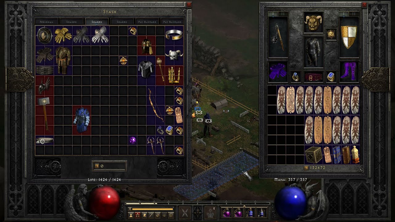 diablo 2 Resurrected Silence Arrow 6 Socket Weapons