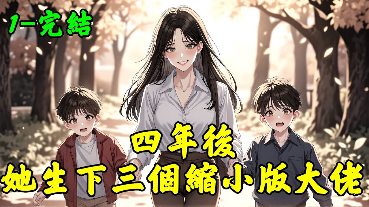 【四年后，她生下三个缩小版大佬】完结，[萌寶、霸總、甜寵] 她參加了一場同學聚會，卻被人算計失去了清白。查出身孕當天，母親為了三十八萬八的彩禮，逼她打掉孩子嫁給一個大她十五歲的離異男人，她頭一次反抗