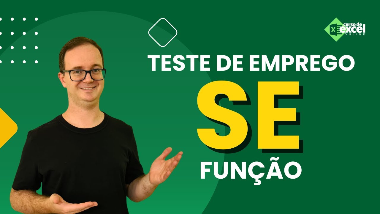 Como Fazer Função SE | Teste de Excel para Entrevista de Emprego
