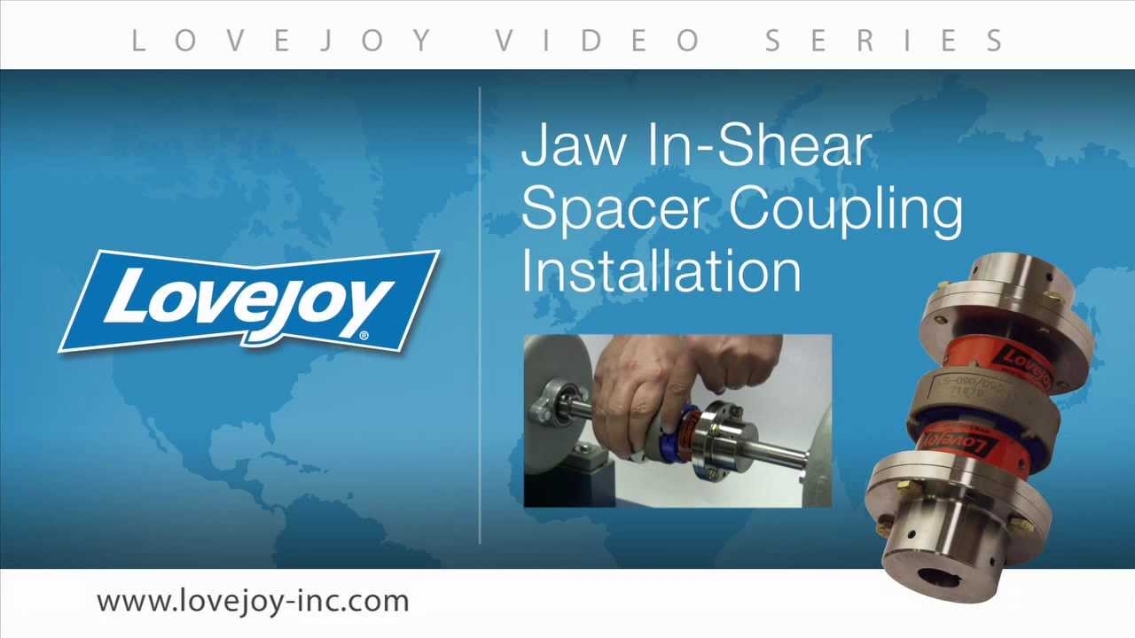Lovejoy Jaw In-Shear Spacer Style Coupling Installation Video