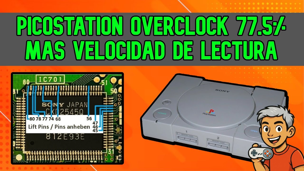 🚀 PicoStation Update: ¡Más rápido y compatible que nunca! (PS1 Mod)