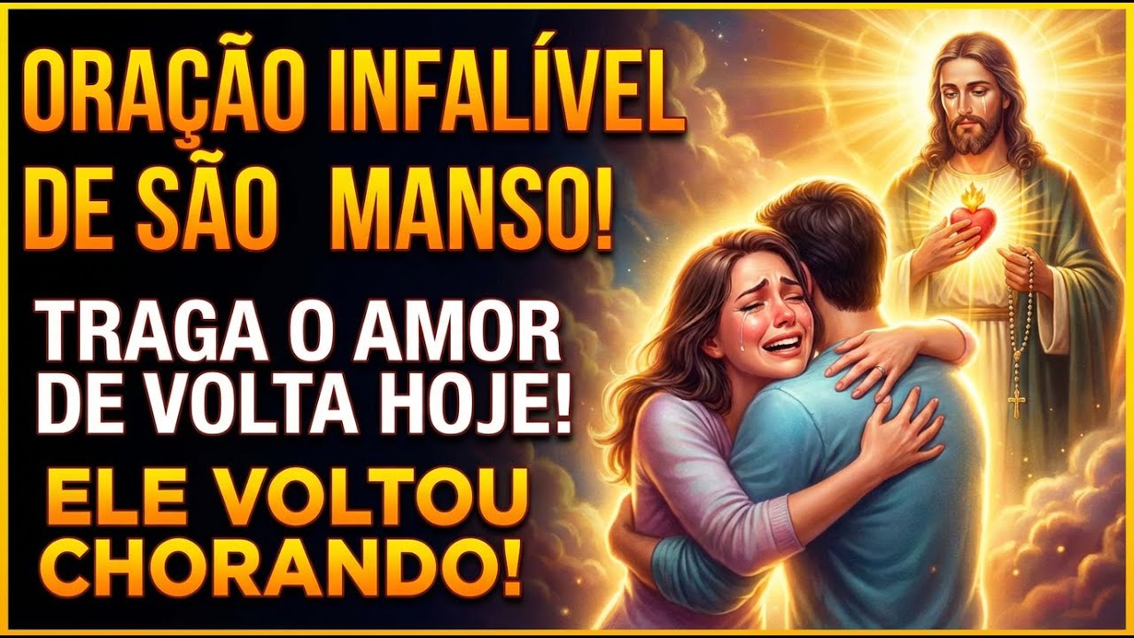 ORAÇÃO DE SÃO MANSO PARA TRAZER O AMOR DE VOLTA