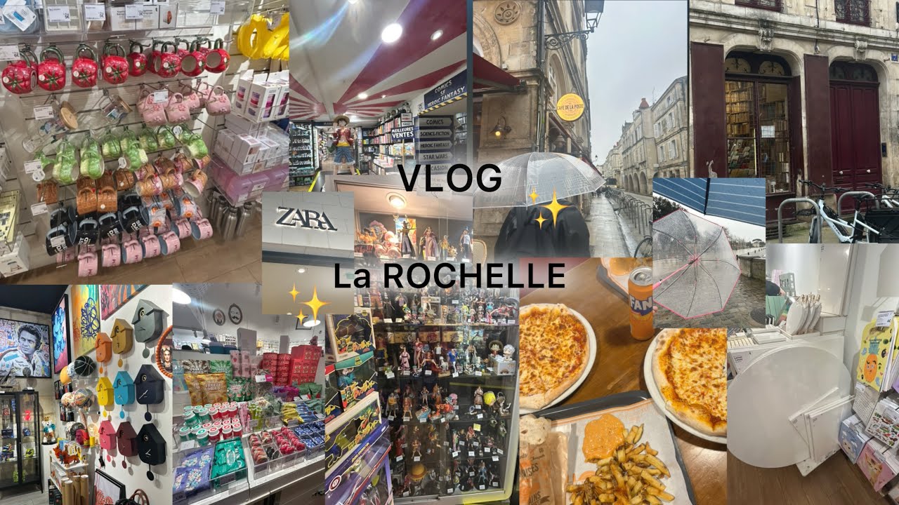 La Rochelle Vlog💅🏻(Anime shops/Art/etc..)